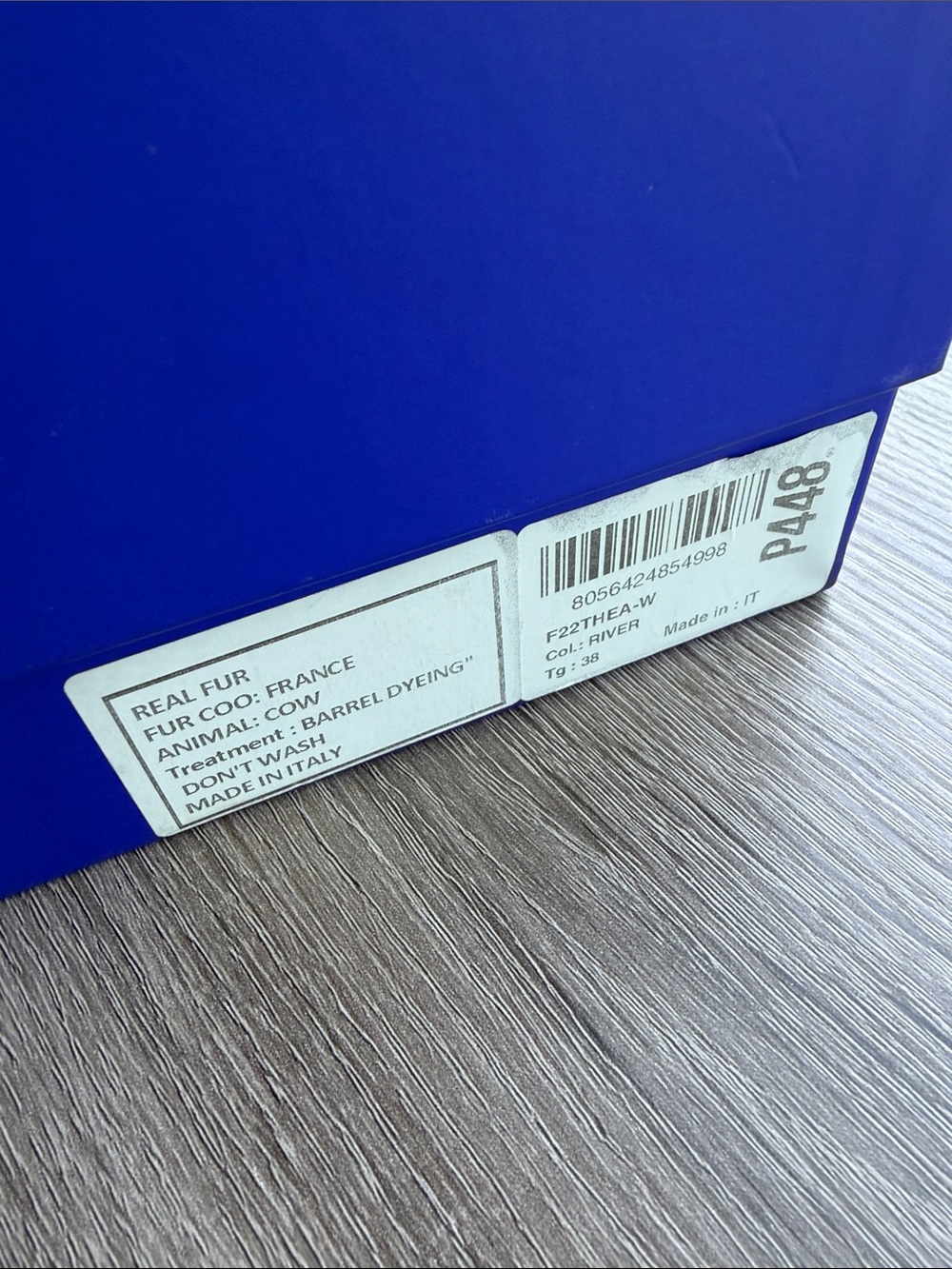 P448 Cream and White Low-Top Leather Sneakers - Picture 5 of 7